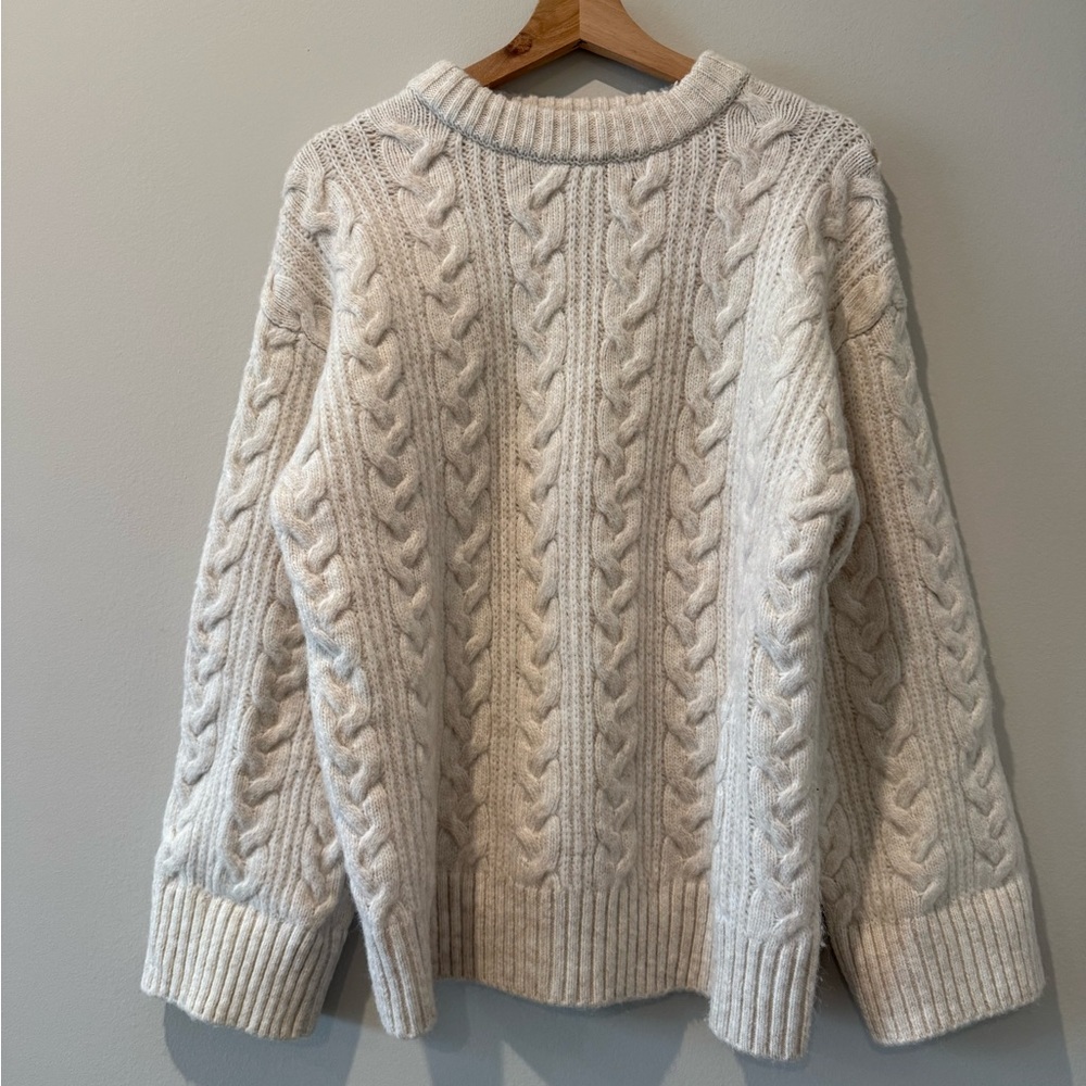 H&M Cable Knit Sweater - White